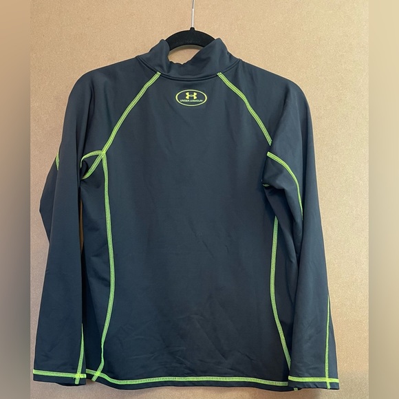 Boys Under Amour Cold Gear Dri-Fit 1/4 Zipper Hoodie - Picture 2 of 5